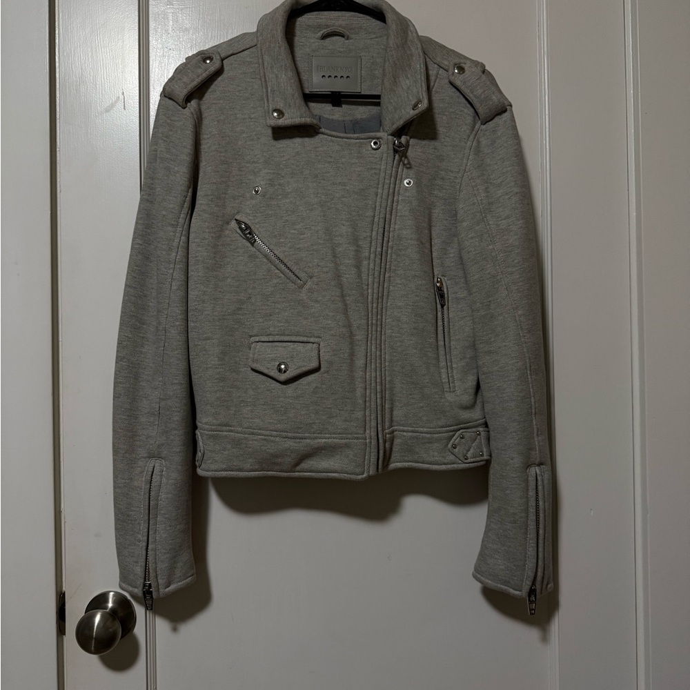 Cotton moto military jacket from Nordstrom - Picture 2 of 10